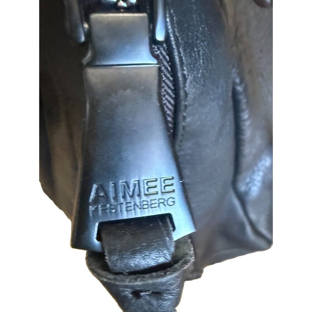 Aimee Kestenberg All For Love Black Leather Convertible Backpack Shoulder Bag - Picture 16 of 16